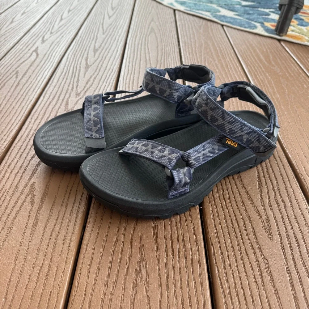 TEVA Men's Hurricane XLT3 Sandal Size 9 Criss Cross Navy/Grey New